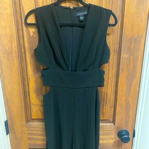Stylestalker black jumpsuit with cutouts